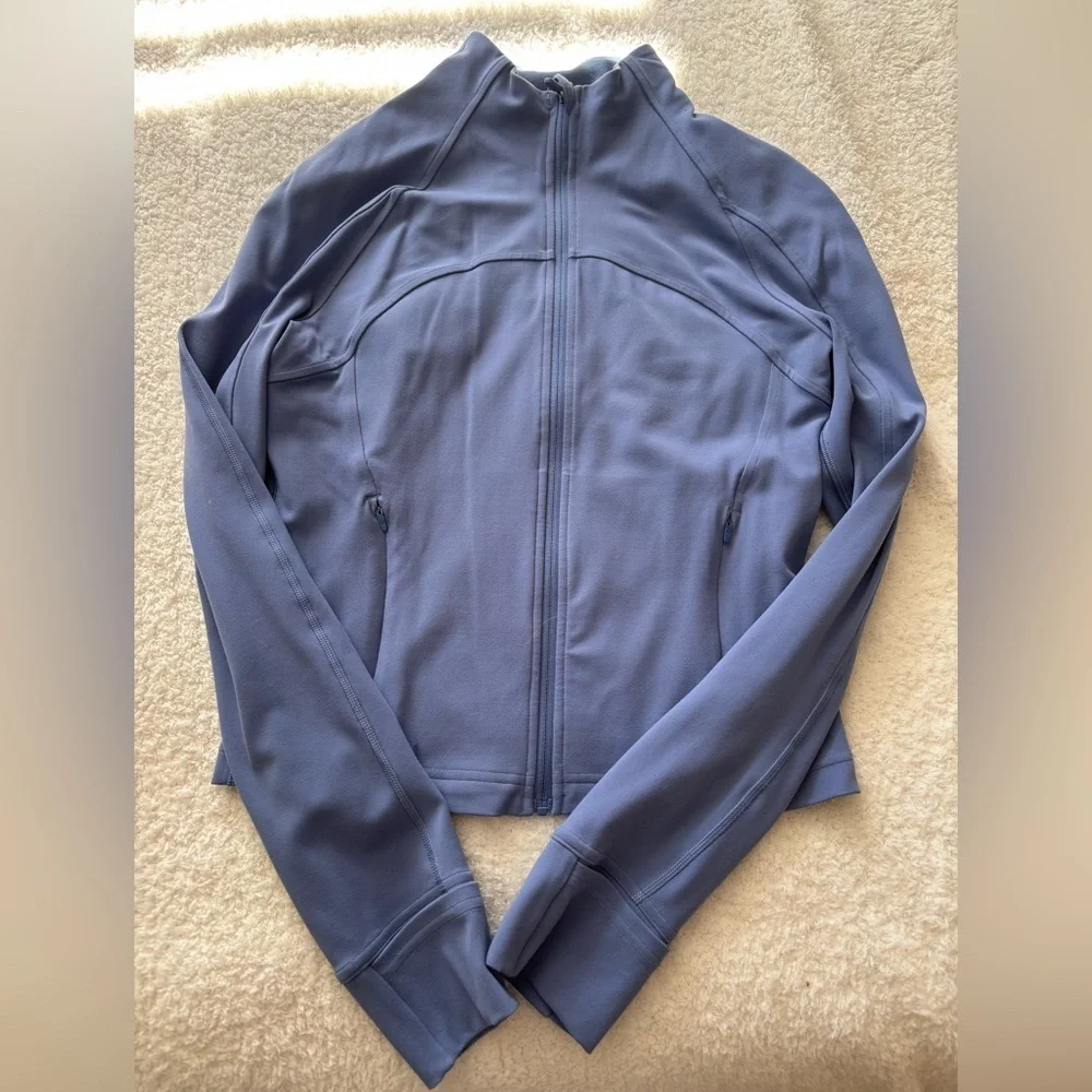 purple lululemon cropped define jacket